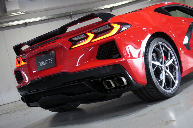 シボレー・コルベット3LT（リアまわり）