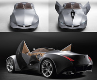 2008年に発表された「ジーナ」は、金属の骨組みに布を張ったコンセプトモデルだ。ヘッドランプはまばたきをし、ドアを開けると皮膚のようにシワがよるなど、生物のような質感を持った一台だった。