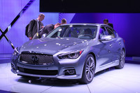 インフィニティの主役は「G37セダン」（日本名：スカイライン）の後継モデルである新型「Q50」。