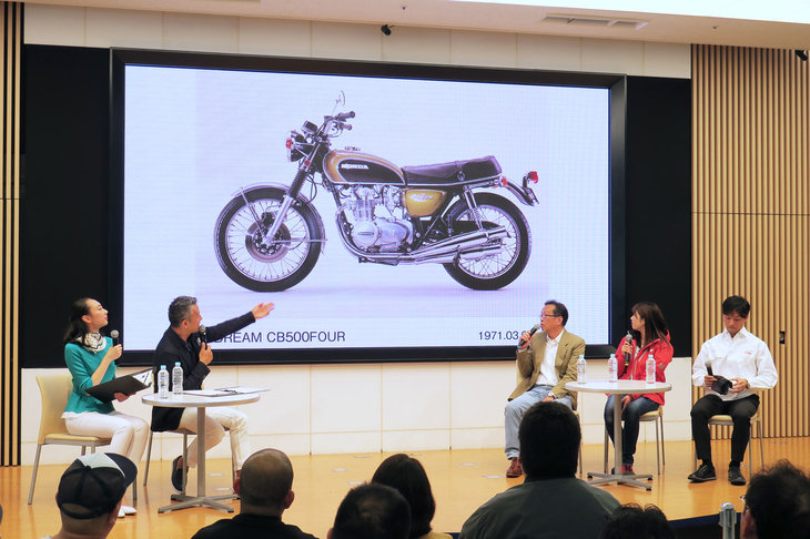 原富治雄氏が「最も美しいCB」と評した「ホンダ・ドリームCB500フォア」。「静かなる男のための500」というキャッチコピーも印象的だったという。