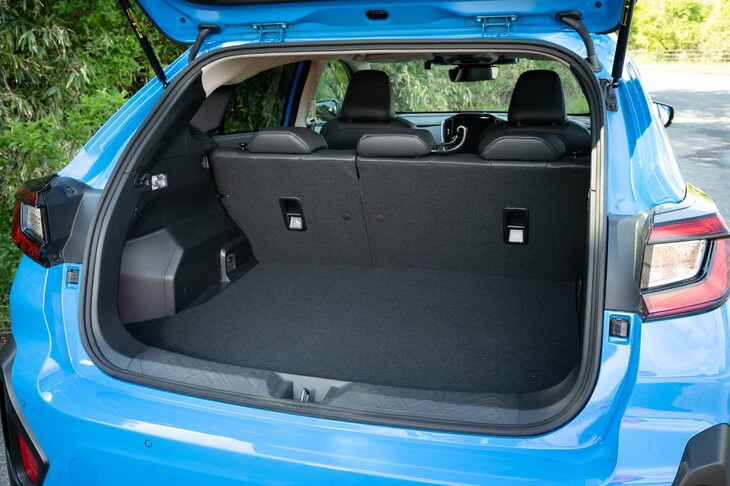 荷室の容量は315リッター。先代モデルよりも25リッター小さくなった。