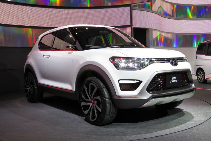 コンパクトクロスオーバーのコンセプトモデル「DNトレック」。