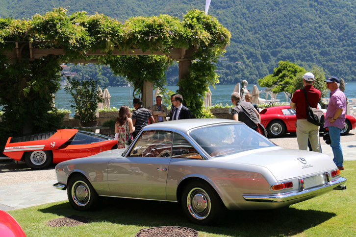 「メルセデス・ベンツ230SLピニンファリーナ クーペ」は、メルセデスのアイデンティティーと、カロッツェリア・イタリアーナの優美さが見事に融合された傑作といえる。