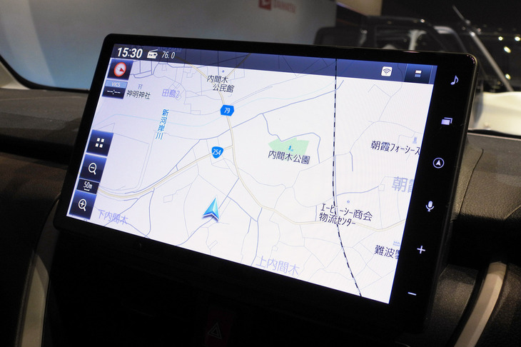 ダイハツ・ムーヴX（ナビゲーションシステム）