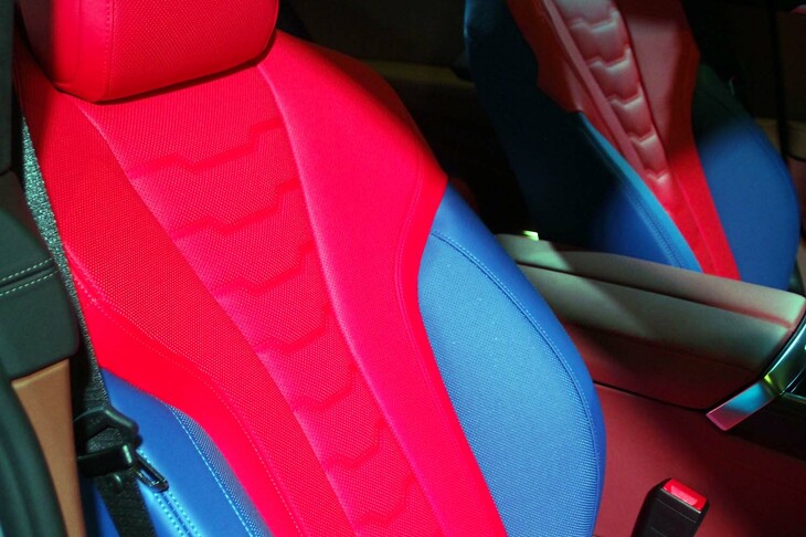 THE 8 X JEFF KOONS（フロントシートの背もたれ）