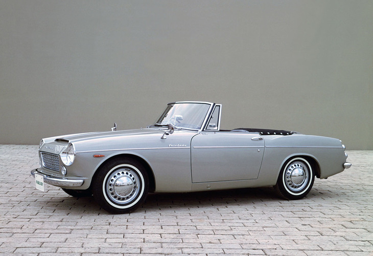 太田さんが入社間もないころにモデリングを手がけたなかで、記憶に残っているという「ダットサン・フェアレディ1500」（SP310）。1961年の東京モーターショーでデビュー、翌1962年に国産初の本格的なスポーツカーとして発売された。