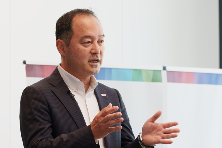 ボッシュ日本法人の、西村直史取締役副社長。