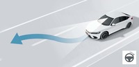 「ホンダセンシング360」には、車線変更時のステアリングサポート機能も含まれる。