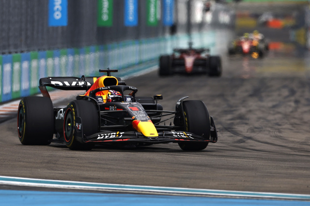 F1 2022】マイアミGP続報：フェルスタッペン、フェラーリとの真っ向
