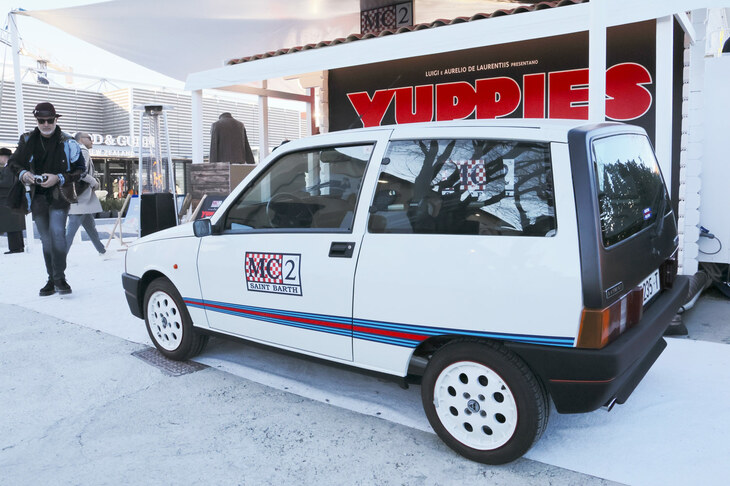 「ランチア・イプシロン」のWRC復帰を意識したかは不明だが、タイムリーではある。