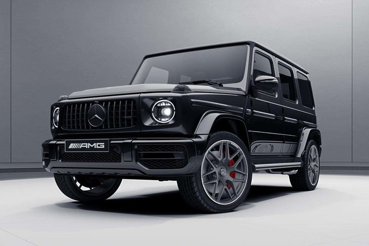 「オブシディアンブラック」の「メルセデスAMG G63エディション55」。