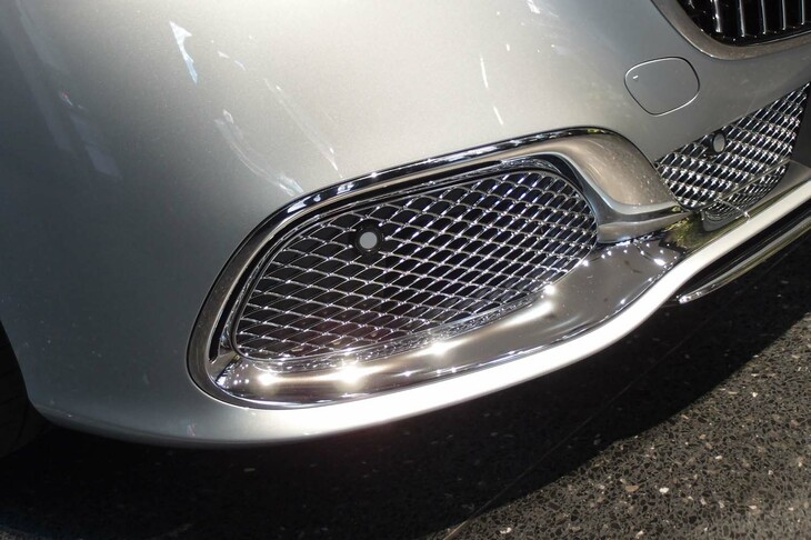 メルセデス・マイバッハS680 4MATICエディション100（フロントサイドのグリル）