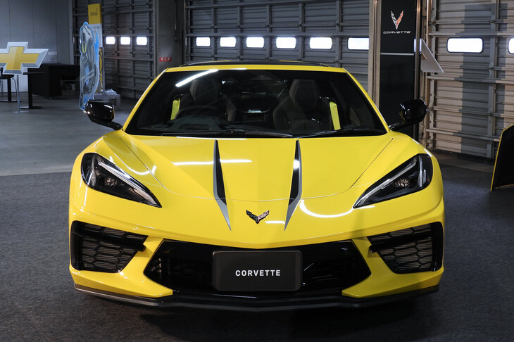 シボレー・コルベット イエロージャケットエディション（フロント）