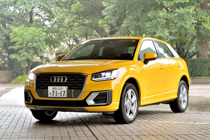 「Q2」のデザインには、ポリゴン（多角形）のモチーフが多用されており、シングルフレームグリルも八角形となっている。