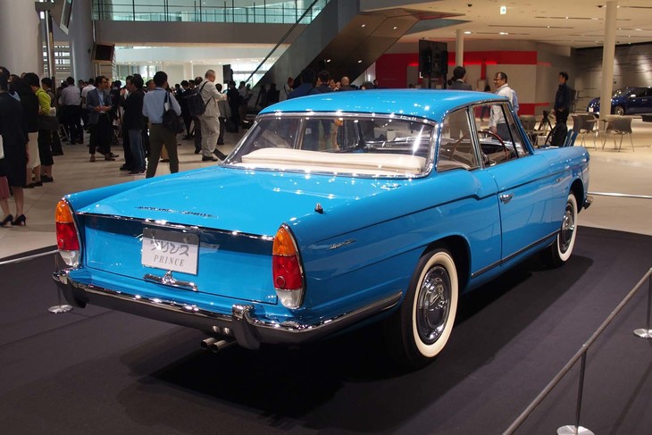個性的な「プリンス・スカイライン スポーツクーペ」のデザインは、ミケロッティの手になるもの。イタリアンデザインを採用した初の国産車だったという。