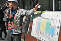 全固体電池のパイロット生産ラインの設計図。電極工程→セル工程→モジュール工程→化成工程と、全固体電池の生産におけるすべての工程が、この工場で行われる。