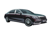 「メルセデス・マイバッハSクラス」（ボディーカラー：オブシディアンブラック×ルビーブラック）