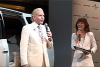 アルファードでドライブ中に聴きたい注目のアーティストは誰かいますか？とのフリに、「やっぱり、工藤静香じゃないですか」とデーブさん。いつもの調子で司会者を困らせる場面も。