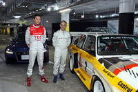 デモランを終えたハラルド・デムート氏（右）とアンドレ・ロッテラー氏。