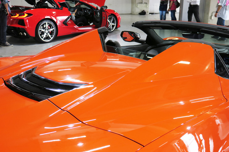 シボレー・コルベット  コンバーチブル 日本仕様プロトタイプ（リアウィンドウとフェアリング）