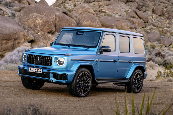 2018年のフルモデルチェンジ以来、初の改良を受けた「Gクラス」。初代は1979年にデビューした。