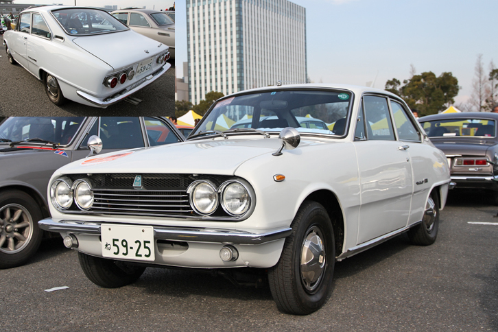 1969年「いすゞ・ベレット1600GTファーストバック」（注：正式名称がファストバックではなくファーストバック）。「1600GT」のBピラーから後方をファストバックにアレンジ。フロントグリルとリアエンドのデザイン、前後バンパーも1600GTとは異なる。