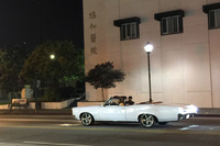 1960年代の初代「ポンティアックGTOコンバーチブル」。今回のLA滞在で目撃した唯一の“懐かしアメ車”であった。チャイナタウンで。