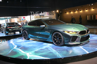 伸びやかな4ドアボディーを持つ「BMW コンセプトM8グランクーペ」。ポストSUVなるか。