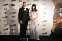 アウディS8が活躍、映画の主演俳優が会見の画像