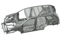 「アウトランダー」のボディー骨格。