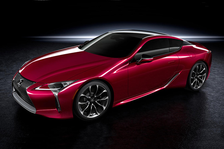 ベースとなる「レクサスLC500」。