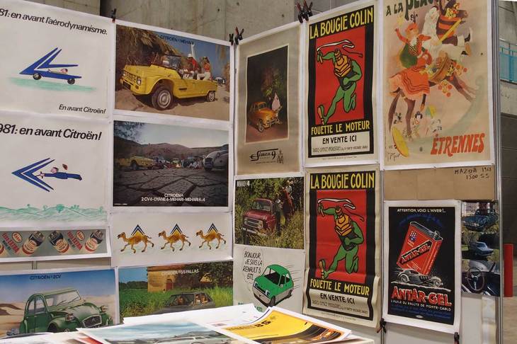 Atelier Affiches Anciennesのブース。