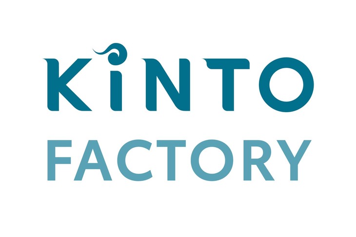 2022年1月下旬にスタートする新サービス「KINTO FACTORY」のロゴマーク。