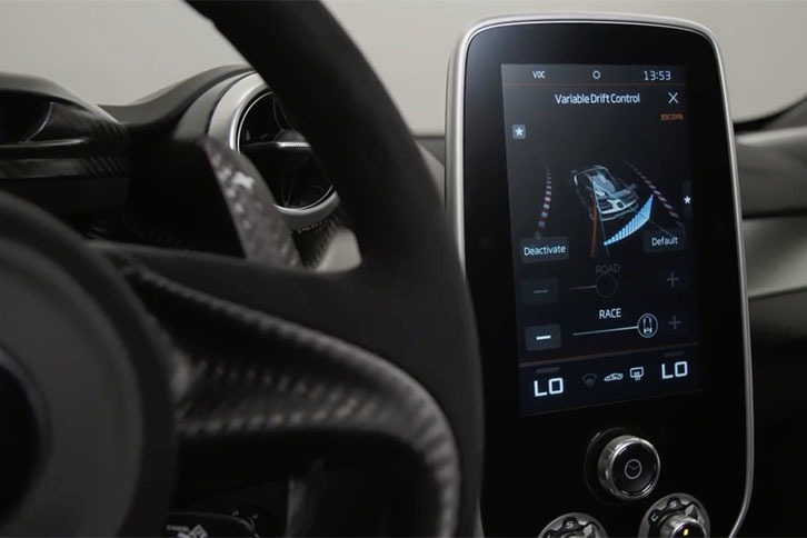 マクラーレン・セナ（インテリア）