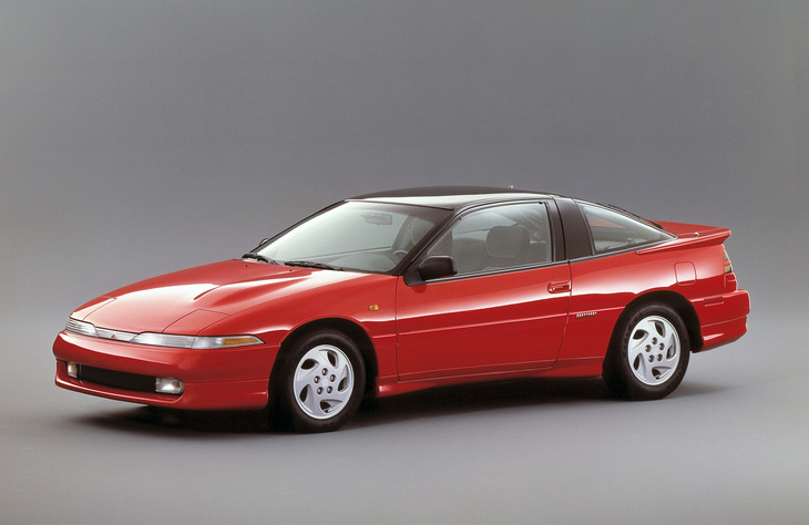 1989年にデビューした「三菱エクリプス」。北米で生産されたスペシャルティークーペで、現地では「トヨタ・セリカ」や「日産240SX（国内名：シルビア／180SX）」などと市場を争った。