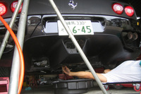 「フェラーリ360モデナ」のオイル交換。