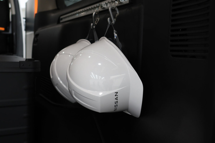 日産ディザスターサポートスペック（乗員の作業用ヘルメット）