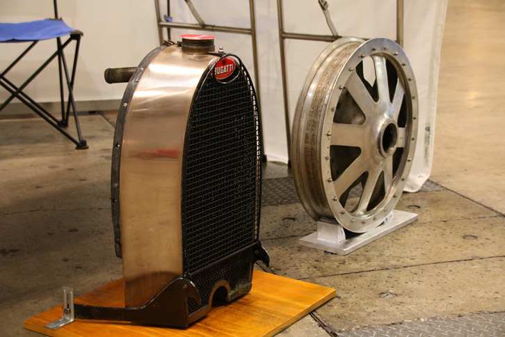 Bugatti Club Japanのブース