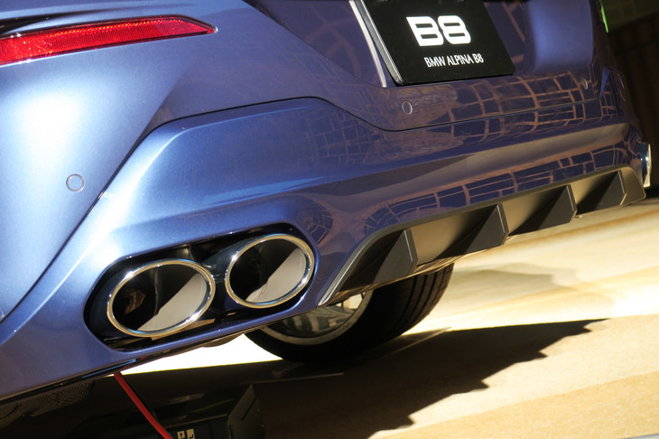 BMWアルピナB8グランクーペ（マフラー＆リアエプロン）