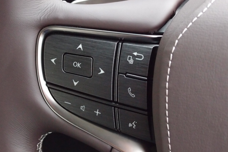 LS500h“バージョンL”（ステアリングスイッチ）