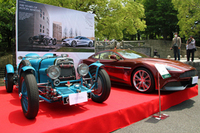 「アストンマーティン100周年記念展示」の会場から