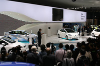 トヨタの主役はハイブリッドカーたちだった。