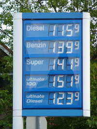 ドイツ・フランクフルトにある、行きつけのスタンド。高い！