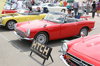 「ホンダ・ツインカム・クラブ北海道」のブース。どこのイベントに行ってもHTCCは活発だ。