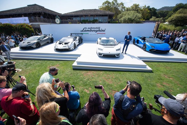 「クエイル モータースポーツ ギャザリング」の会場の様子。