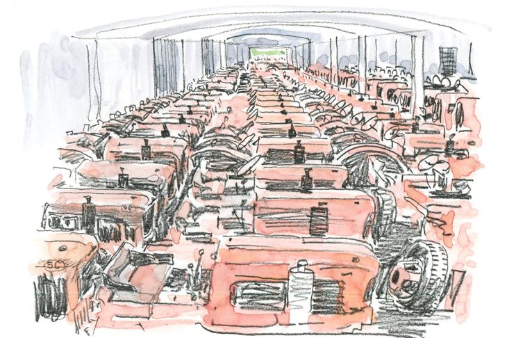 フェルッチョは1949年にトラクターメーカーのランボルギーニ・トラットリーチ社を設立し、本格的にトラクターの製造を開始。さらにはエアコンやボイラーの製造販売まで手を伸ばし、成功を収めた。