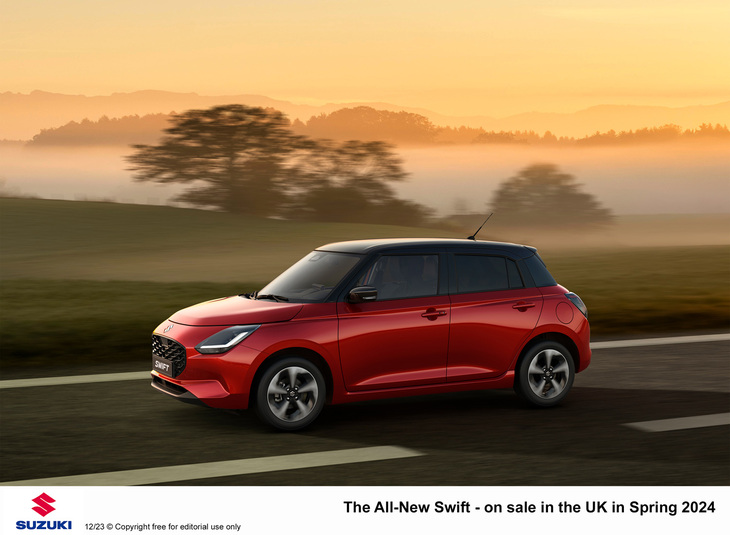 ほった「新型『スイフト』は、早くも海外で正式導入のアナウンスがなされているようですよ」　
	清水「イギリスでは2024年春、ドイツでは2024年4月かぁ。向こうの人はどう受け止めるかな？」