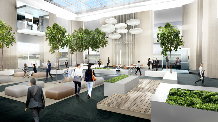 改修後の館内完成予想図。工事完了は2027年を予定している。