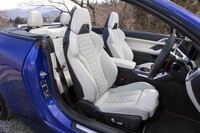試乗車には、上質なメリノレザーで仕立てられたBMW Individualのシート（オプション）が装着されていた。