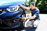 「この『エアロフィン』の最適な位置を探り当てるのに3日かかったよ！」と土屋氏は笑う。もちろん、その効果は折り紙付き。